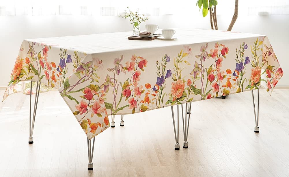 Amazon｜花柄撥水 テーブルクロス/サマーver【150×200cm