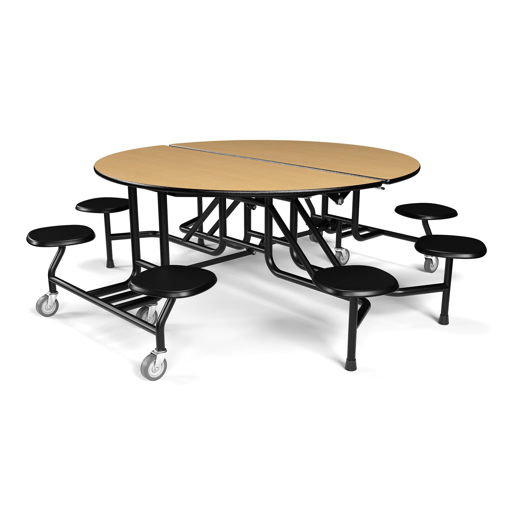 Amazon.com: Palmer Hamilton Mobile Folding Stool Cafeteria Table