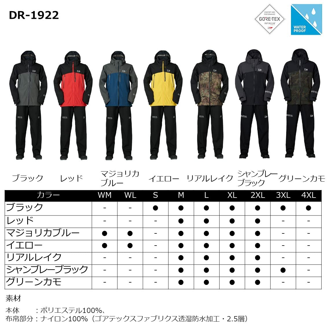 Amazon.co.jp: ダイワ(DAIWA) レインコート DR-1922 グリーンカモ XL