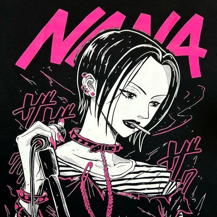 Amazon.co.jp: NANA 大崎ナナ Tシャツ 黒 XL 矢沢あい 漫画 アニメ