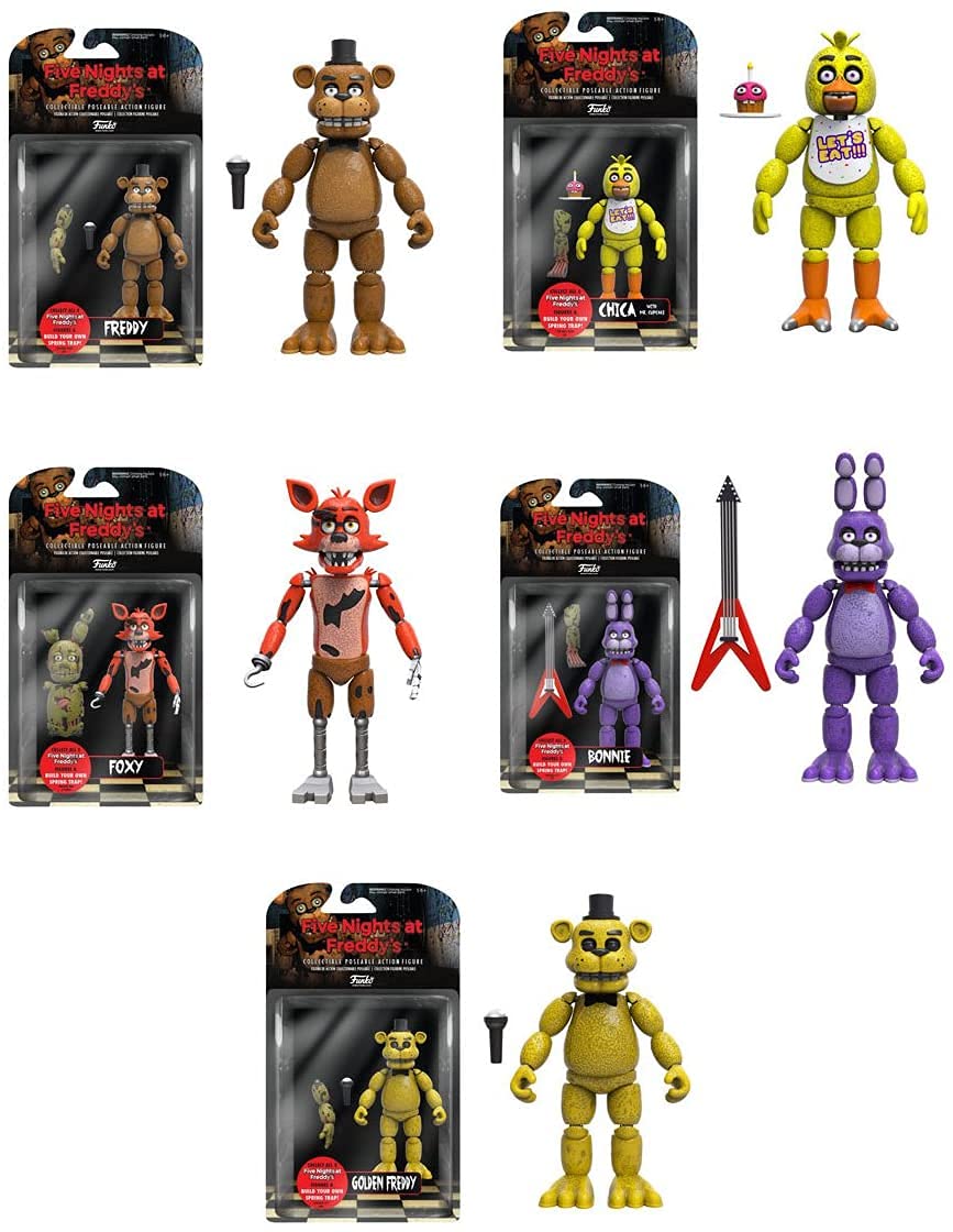 Amazon.com: Funko Five Nights at Freddy's 5-inch Series 1 Action