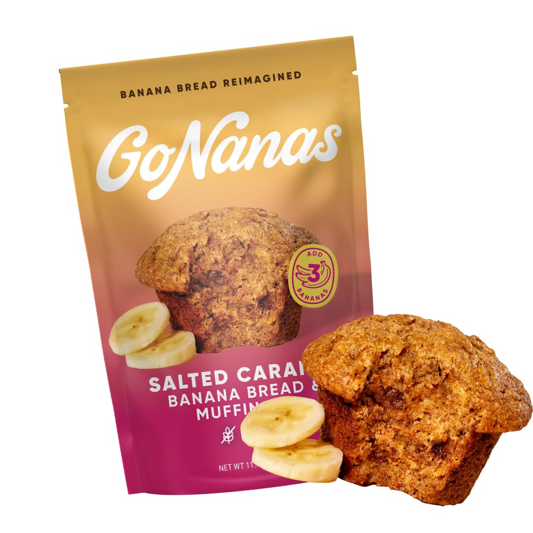 Amazon.com : GoNanas Salted Caramel Oat Flour Banana Bread Mix