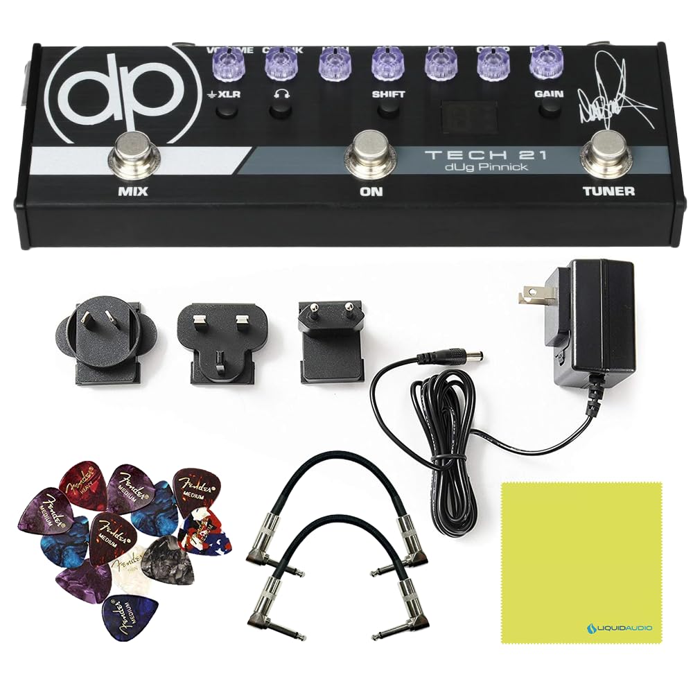 Amazon.com: Tech 21 SansAmp dUg Pinnick DP-3X Signature Pedal