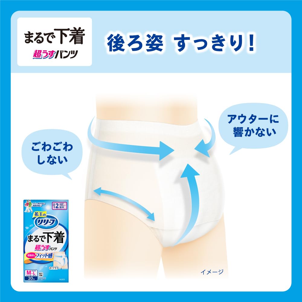 Amazon.co.jp: リリーフ パンツタイプ まるで下着 2回分 L28枚