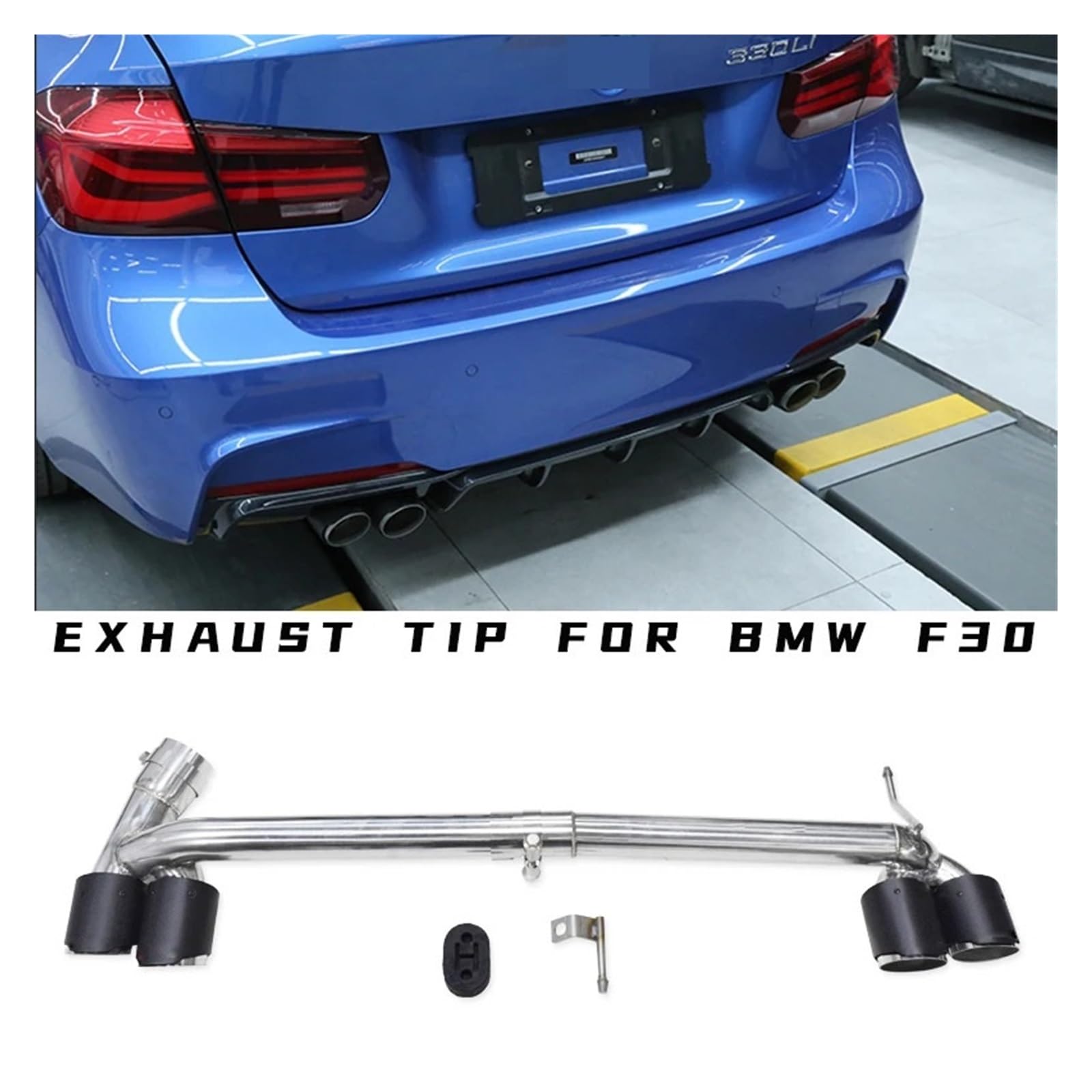 Amazon | BMW F30 320i 318i Mスポーツ3シリーズマフラーチップ