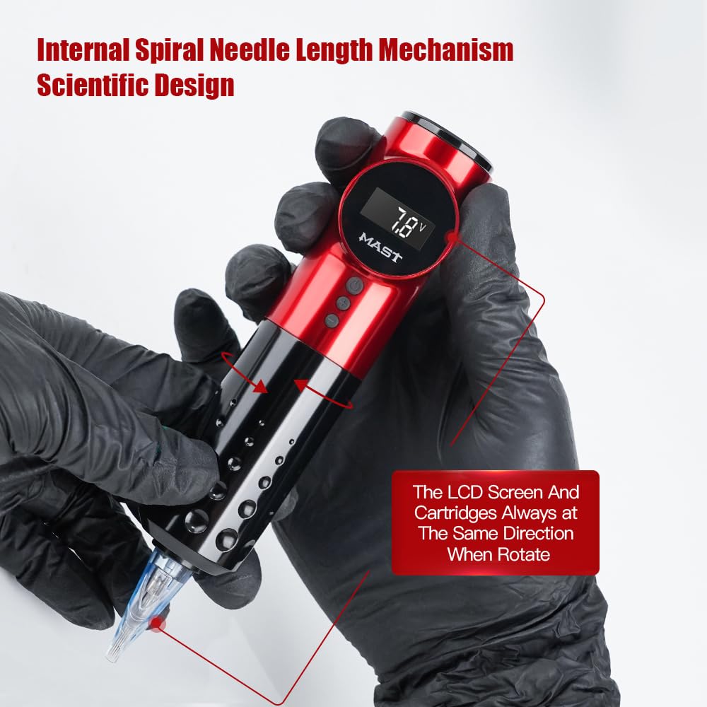 Amazon | マストアーチャータトゥーキットワイヤレスロータリー