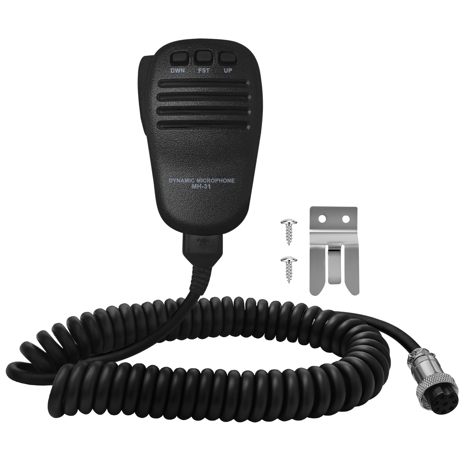 Amazon.com: MH-31B8 Handheld Speaker Mic 8-Pin Microphone Fit for