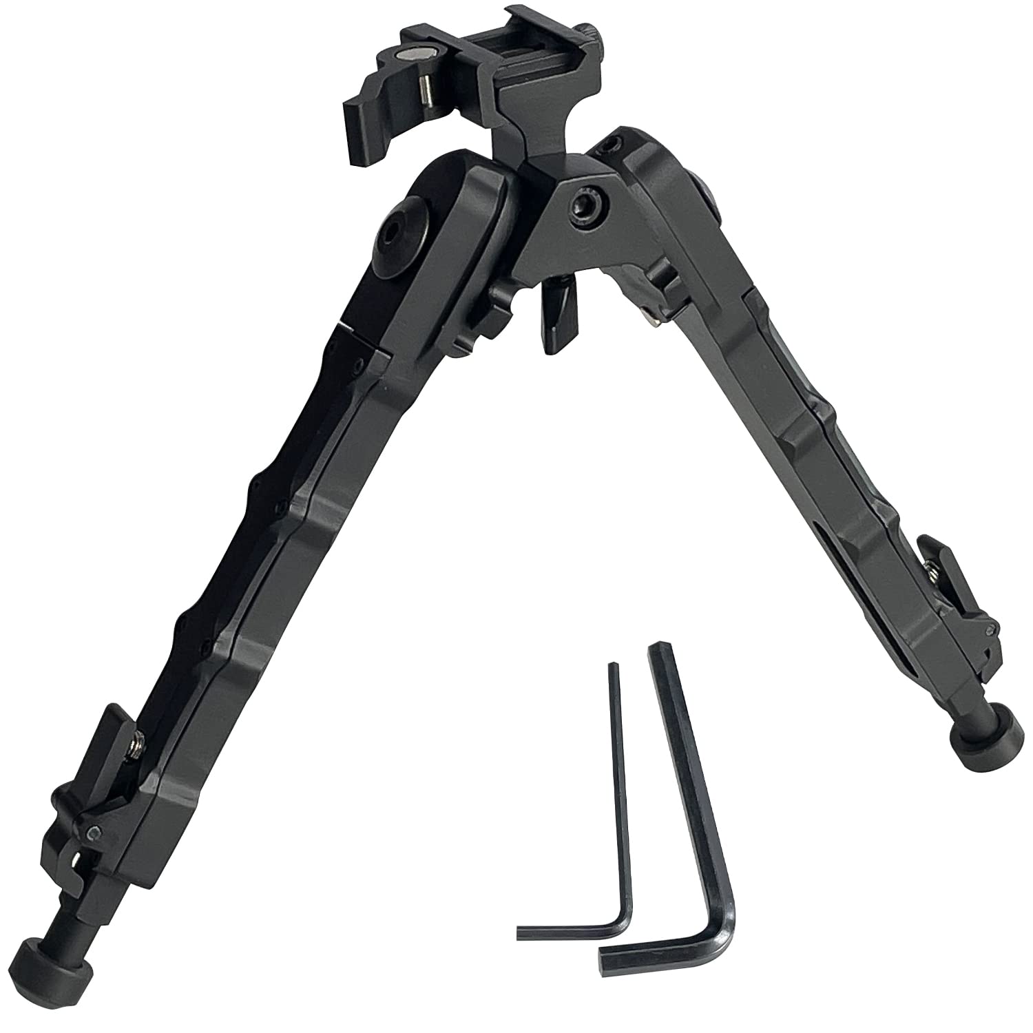 Amazon | Socpuro バイポッド タクティカル 5段階傾斜 高さ 4段階調整