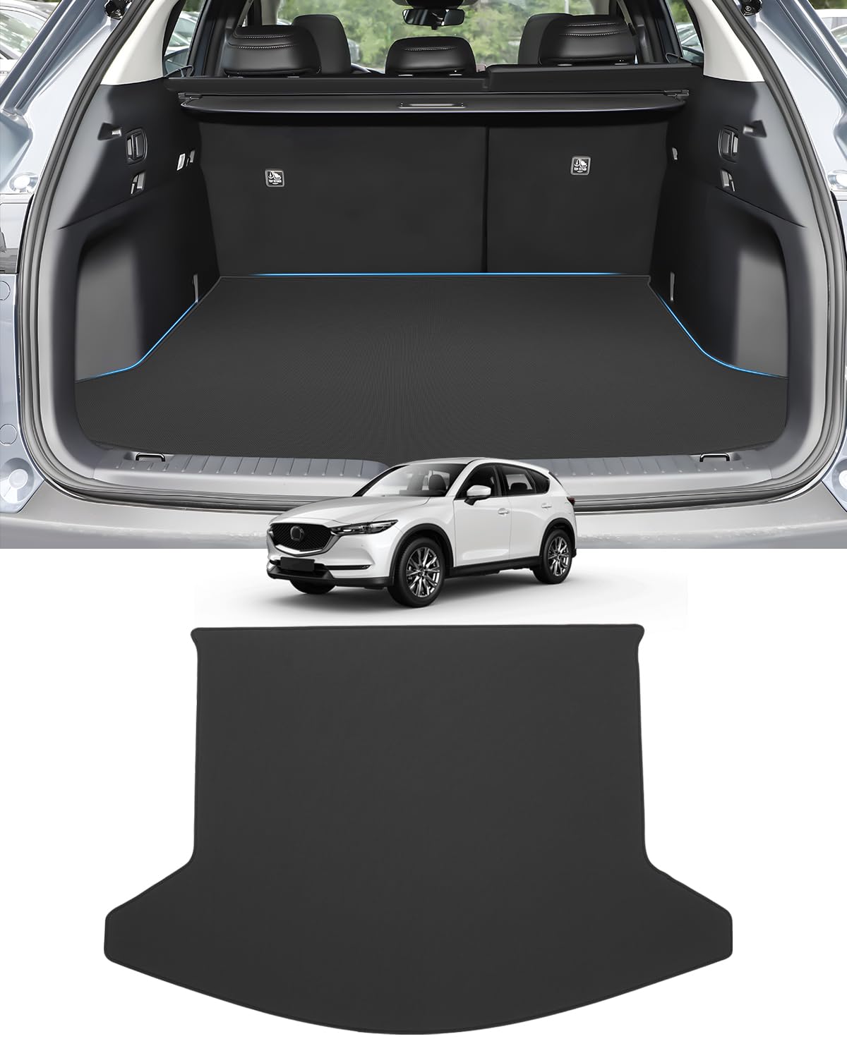 Amazon.co.jp: Mixsuper マツダ CX-5 KF系 ラゲッジマット 2Dトランク