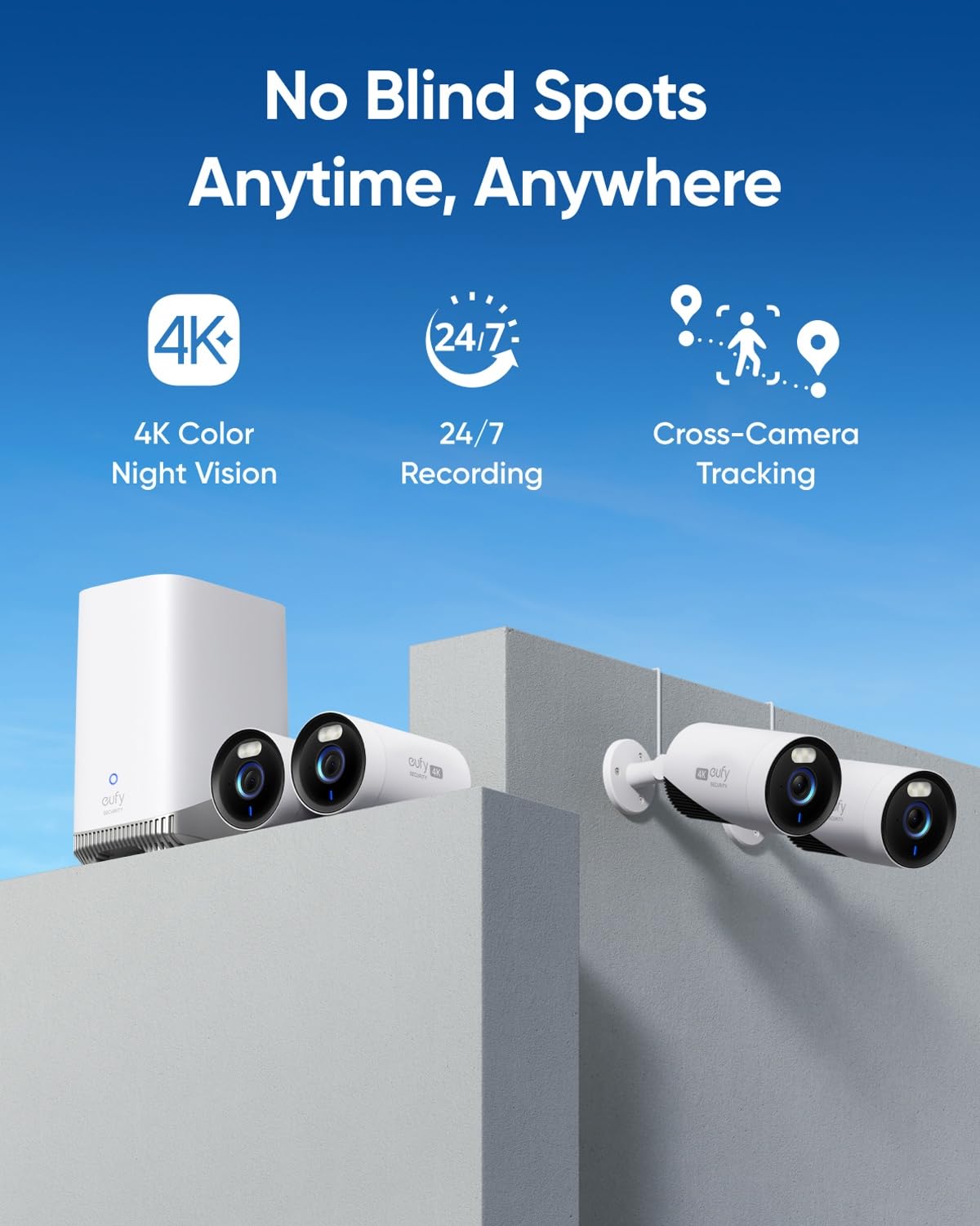Amazon.com : eufy Security eufyCam E330 (Professional) 2-Cam Kit