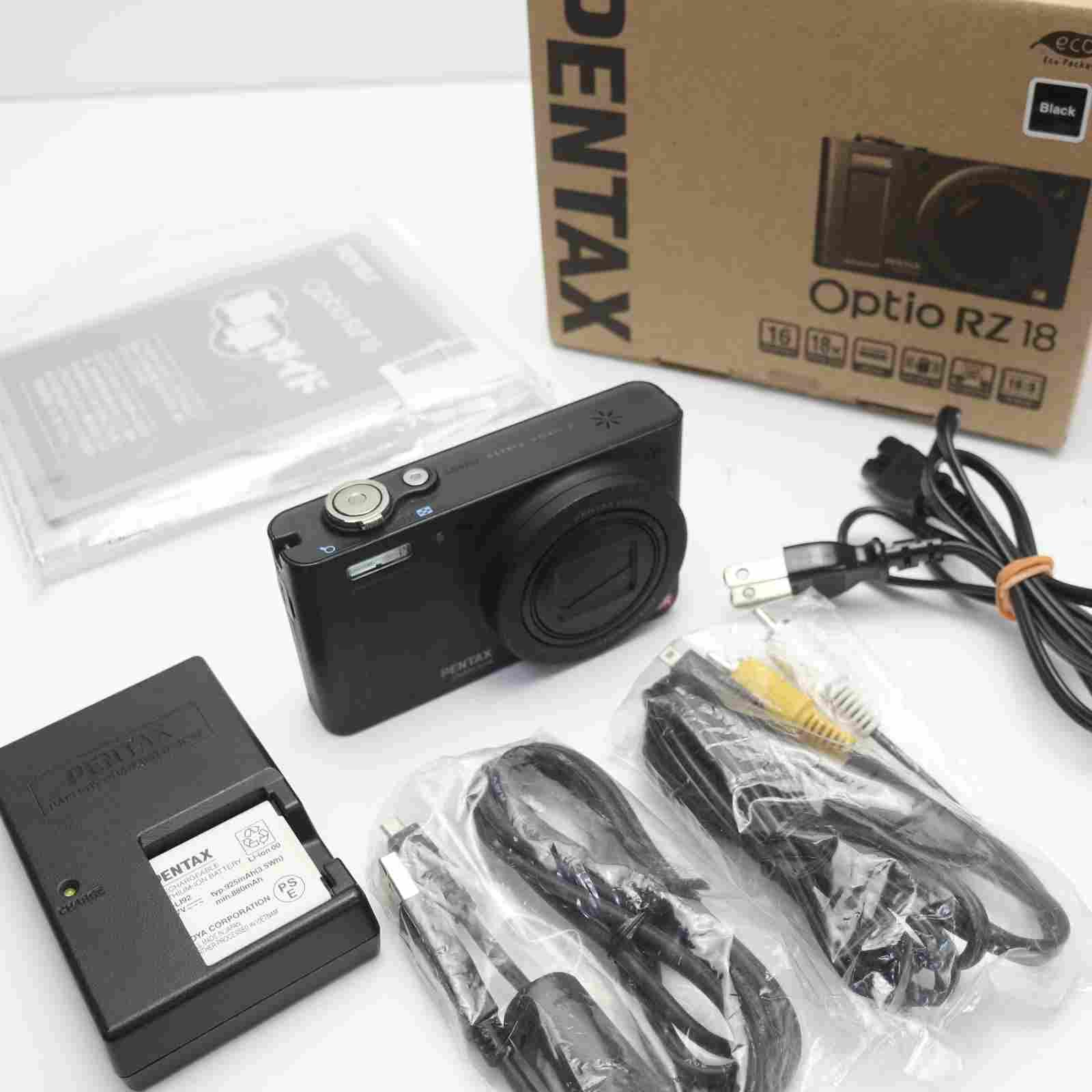 Amazon | PENTAX デジタルカメラ Optio RZ18(ブラック)1600万画素 25mm