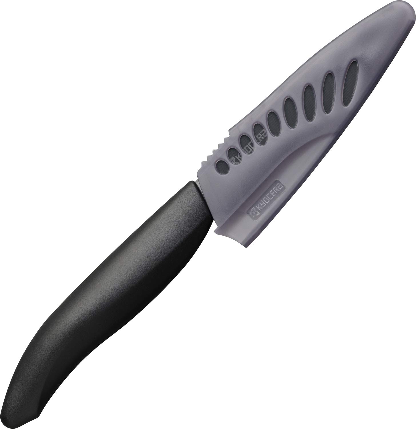 Amazon｜京セラ 包丁 サヤ付き ファイン セラミック ペティ 95mm 黒刃