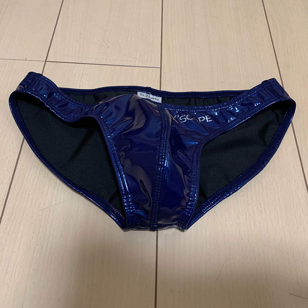 Amazon | メンズ エナメル素材 水球用競泳水着（ポロパン）ビキニ