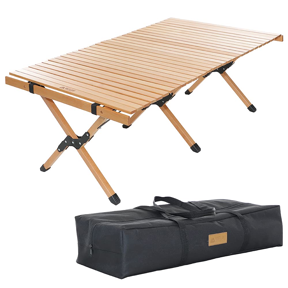 Amazon | VASTLAND(ヴァストランド) ウッドロールトップテーブル 120cm