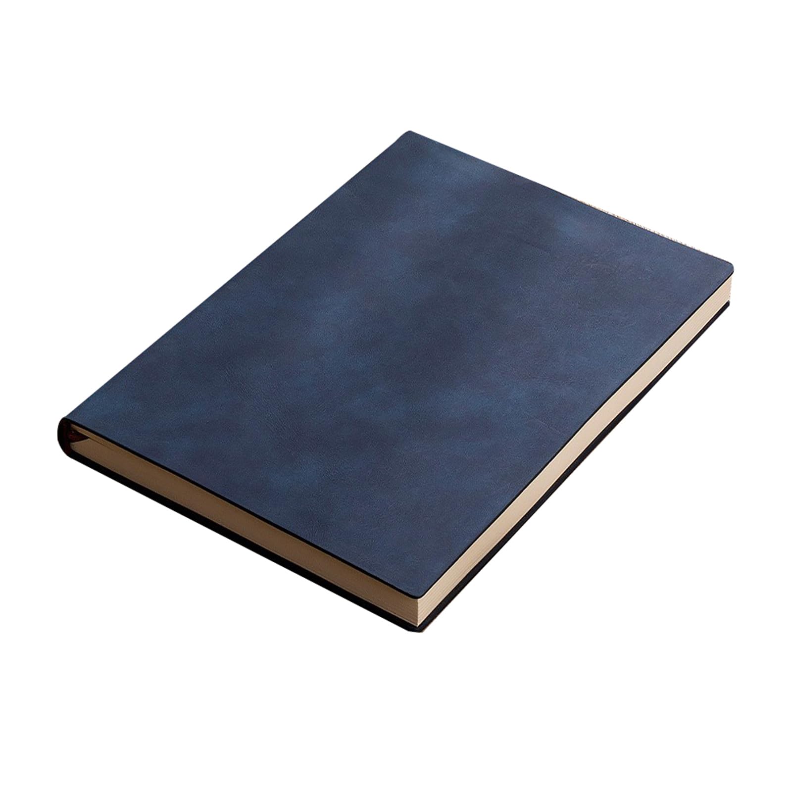 Amazon.co.jp: A5 ネイビー ブルー ノート 100 枚/200 横線中ページ