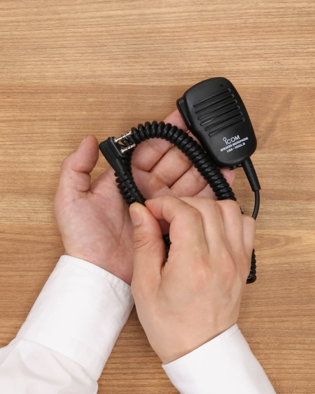 Amazon | アイコム(ICOM) 小型スピーカーマイクロホン HM-186LS