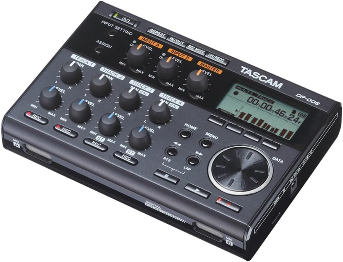 Amazon.com: Tascam DP-006 6-Track Digital Pocketstudio Multi-Track