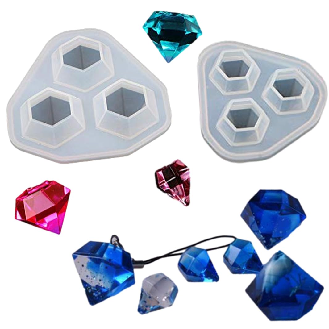 Amazon.co.jp: 【Ever garden】 レジン ダイヤ 2個セット 3D 立体