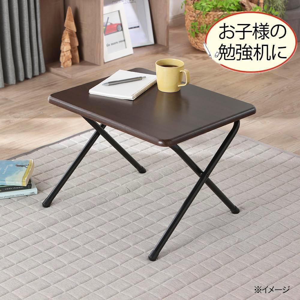 Amazon.co.jp: カインズ(CAINZ) 折りたたみ式ミニテーブル ロータイプ