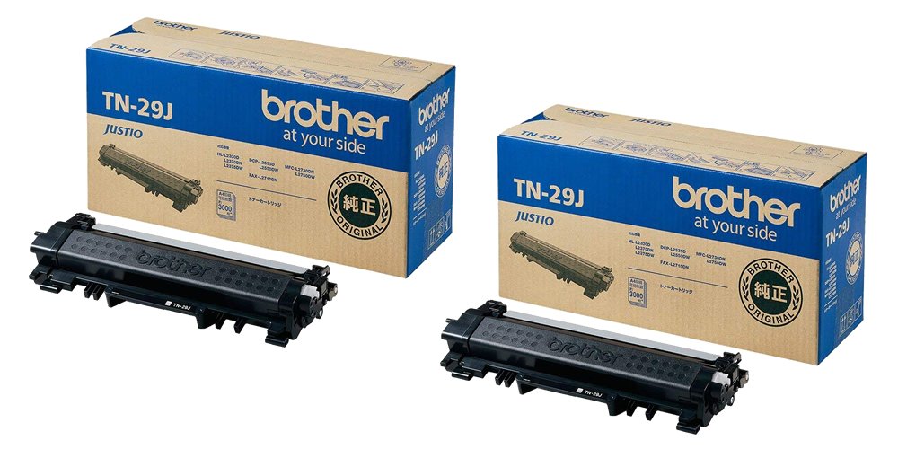 Amazon.co.jp: BROTHER TN-29J / TN29J トナーカートリッジ 純正品 2本
