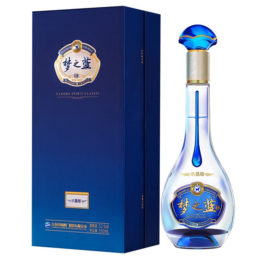 Amazon.co.jp: 夢之藍 水晶 52度 550ml □洋河大曲のハイグレードな10