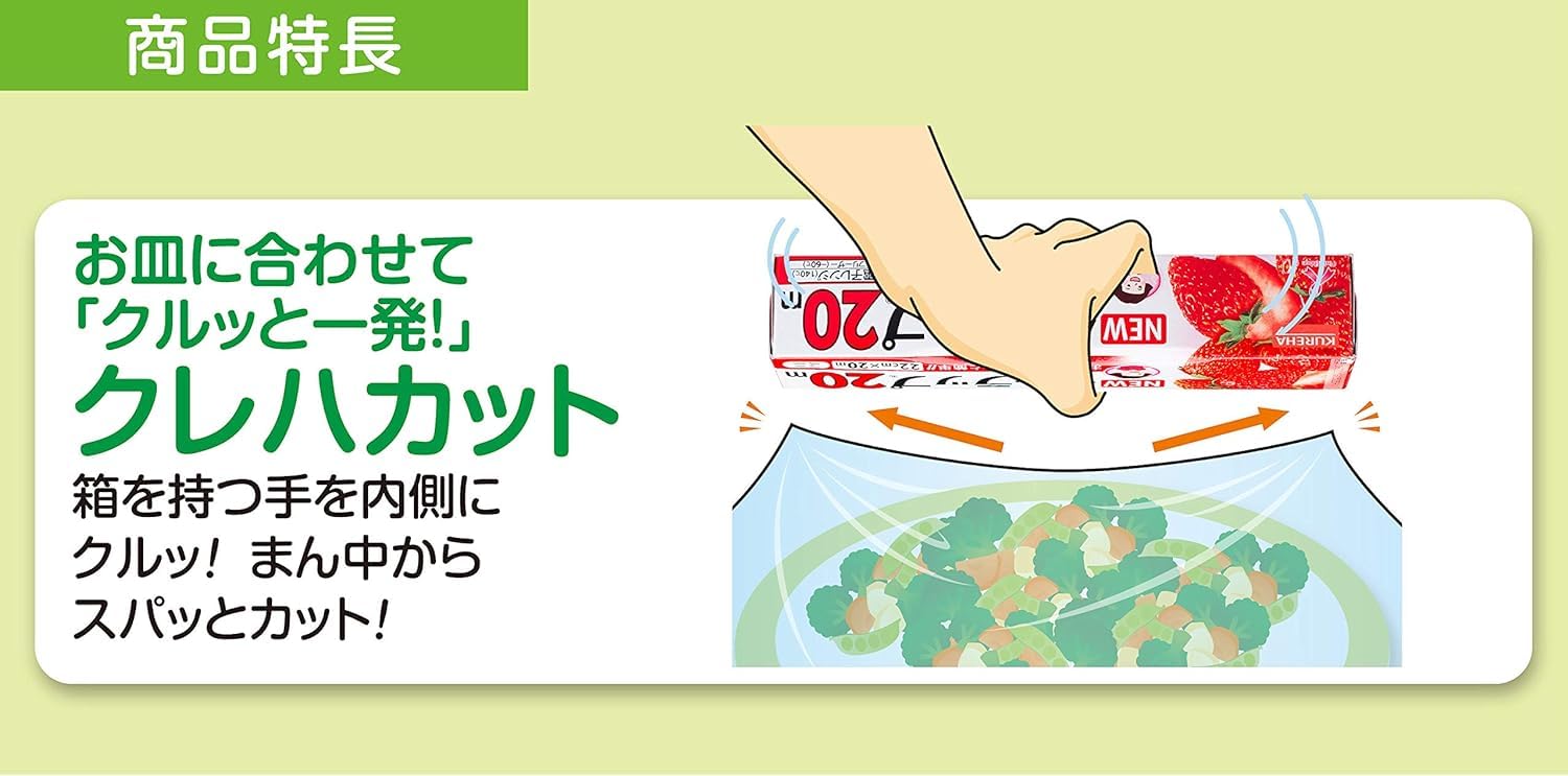 Amazon.co.jp: ニュークレラップ NEWクレラップ ミニ 22cm×20m×5個