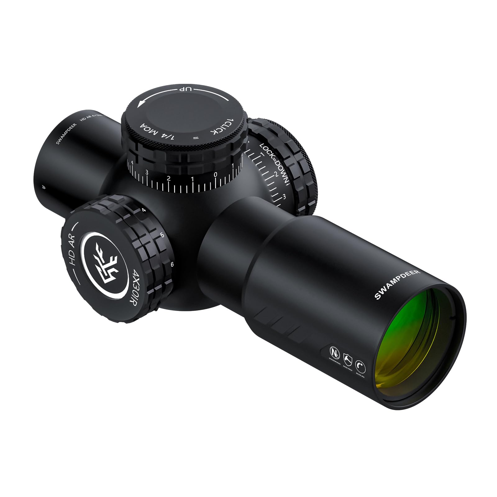 Amazon | SWAMP DEER OPTICS HD4x30IRライフルスコープ 4倍固倍定倍率