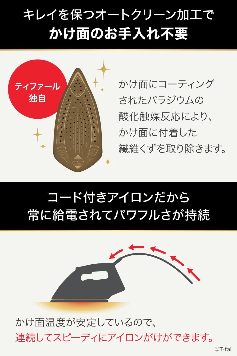 Amazon | ティファール パワフルスチーム 最大120g/分 コード付き