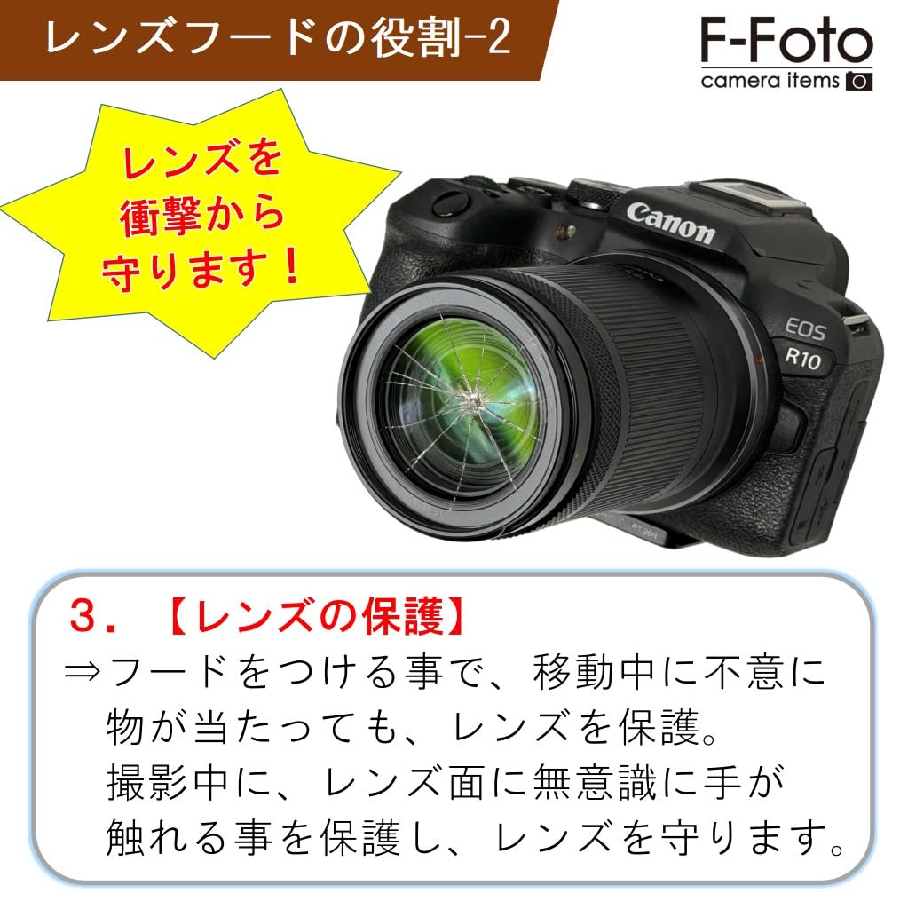 Amazon | F-Foto EW-73C レンズフード (対象レンズ: Canon EF-S10-18mm