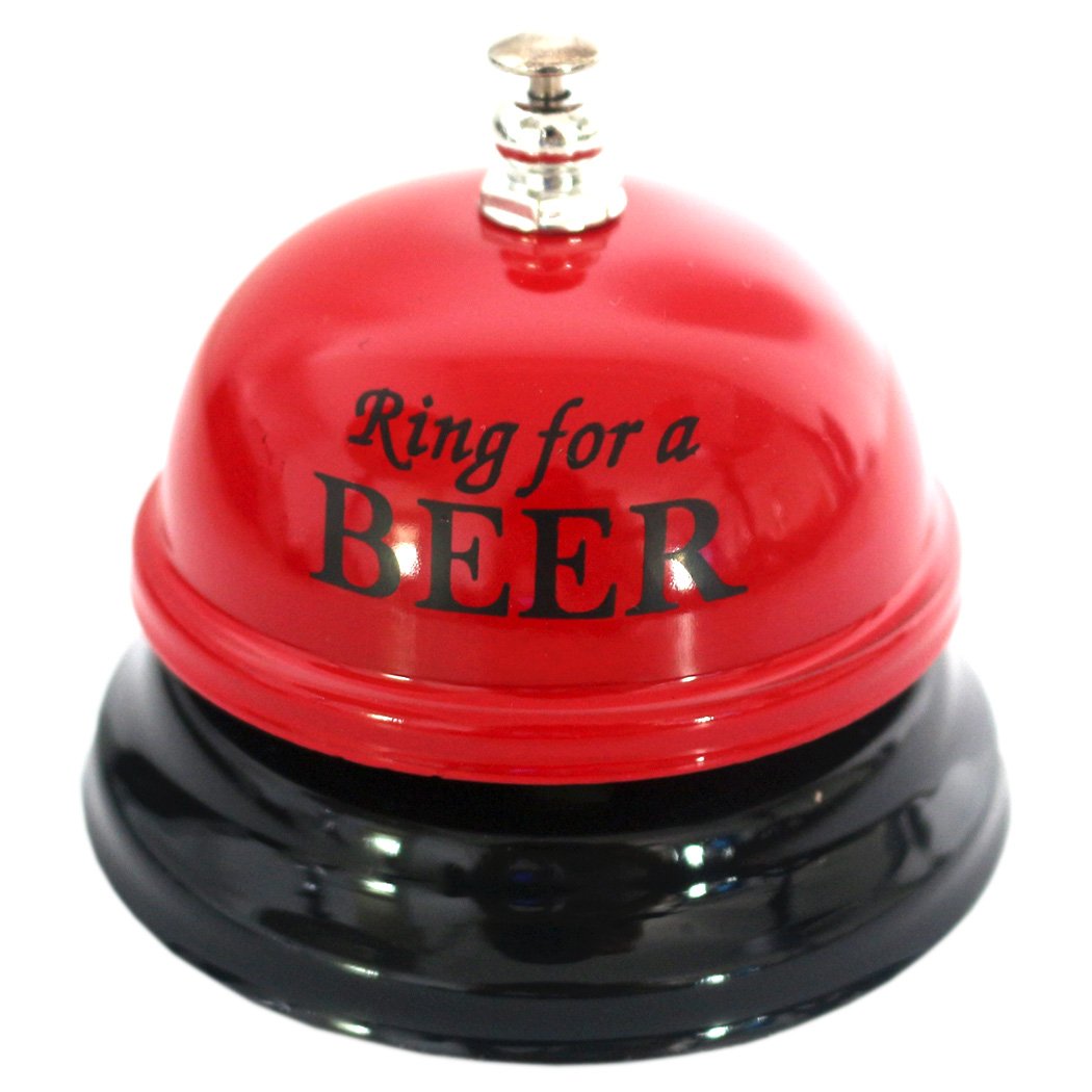 Amazon.com: KiaoTime Novelty Red Ring Bell Ring for a Beer Desk