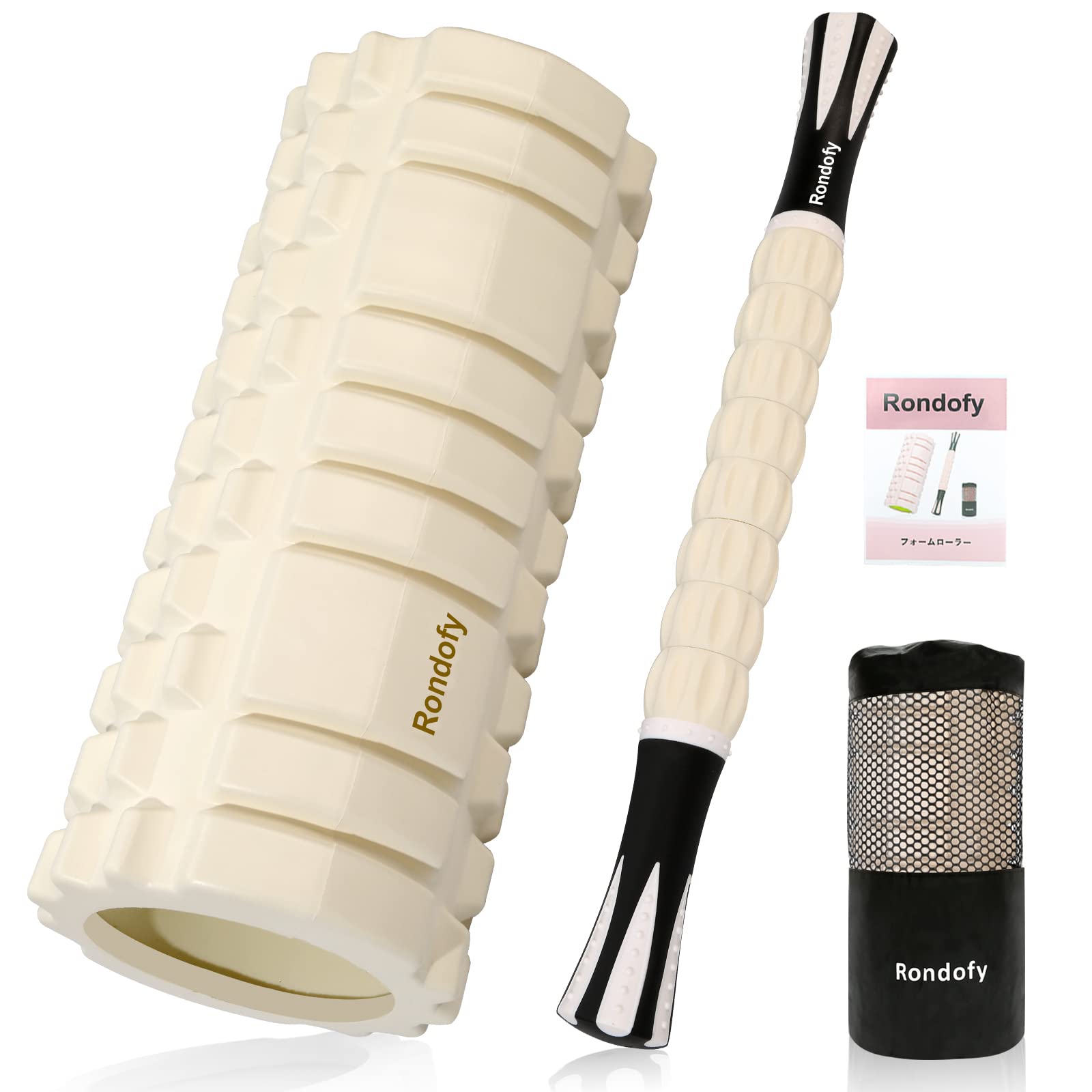 Amazon | Rondofy フォームローラー 筋膜リリース【業界新開発】 500KG