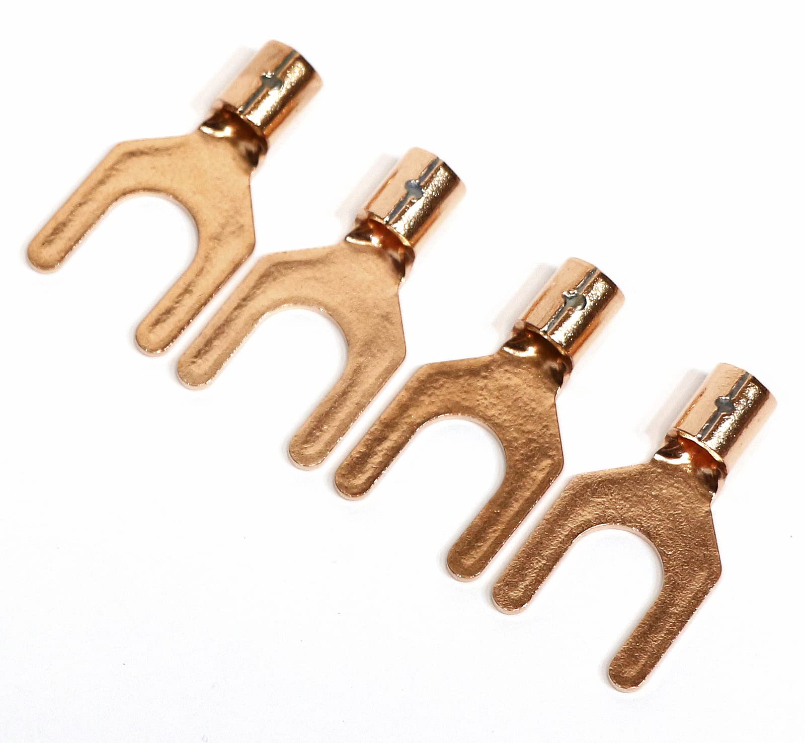 Amazon.co.jp: OFC 純銅 Yラグ端子 ポスト径6mm 高純度無酸素銅 非