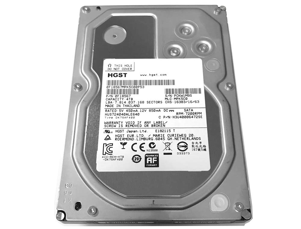 Amazon.com: HGST Ultrastar HUS724040ALE640 (0F18567) 4TB 64MB