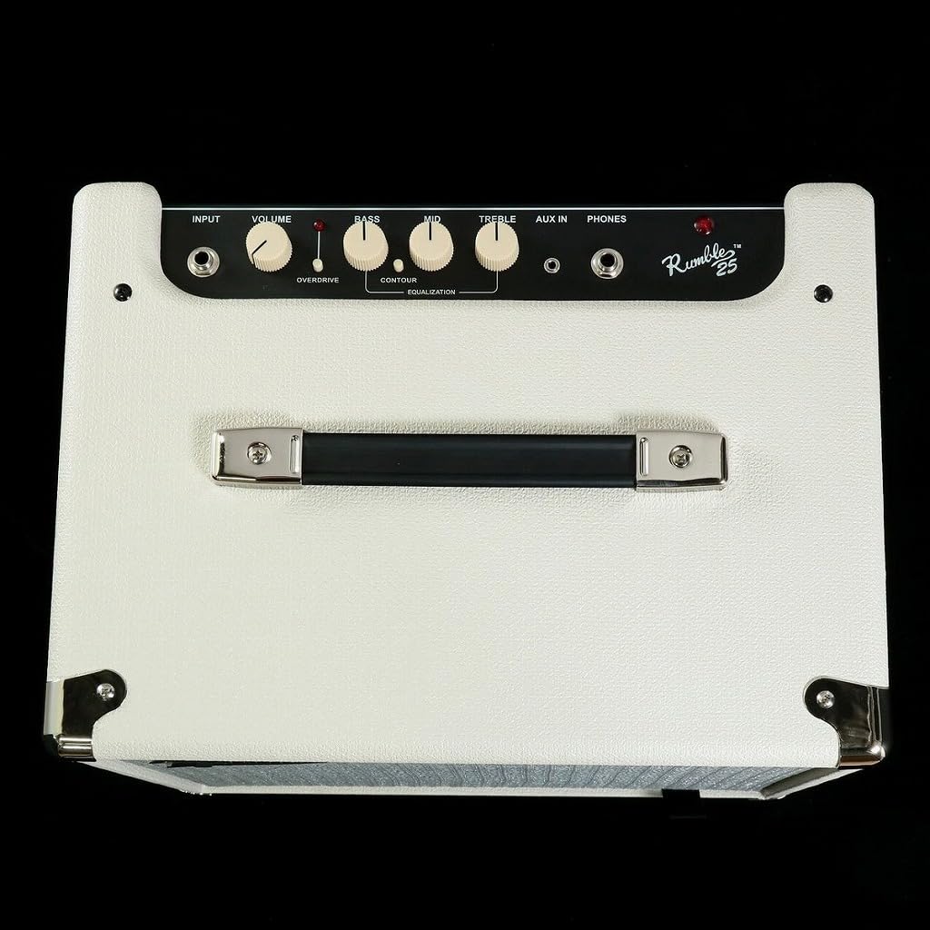 Amazon | Fender Rumble 25 V3 Ivory (アイボリー) ベースアンプ