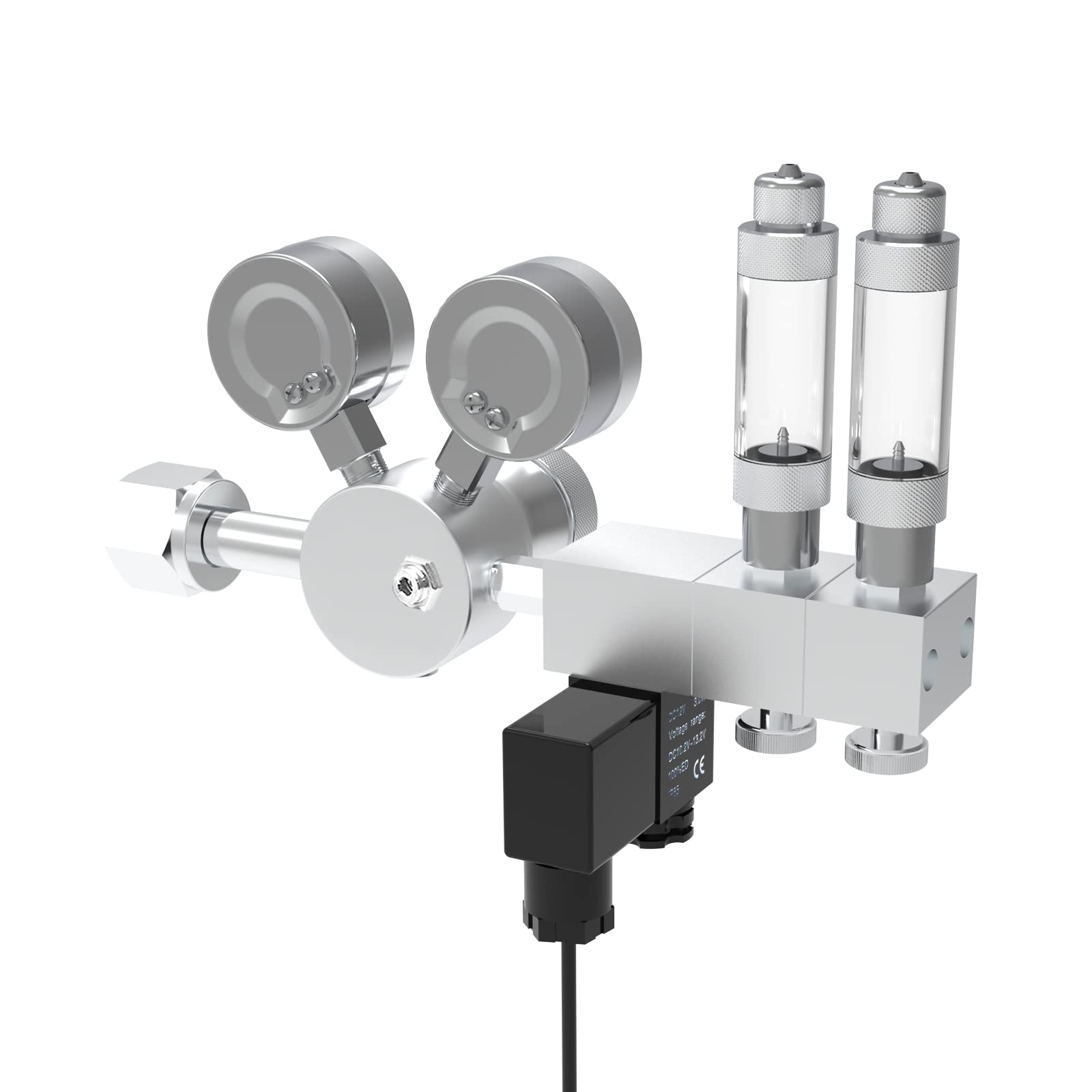 Amazon | CO2レギュレーター マニホールドブロック分岐可能 スピード