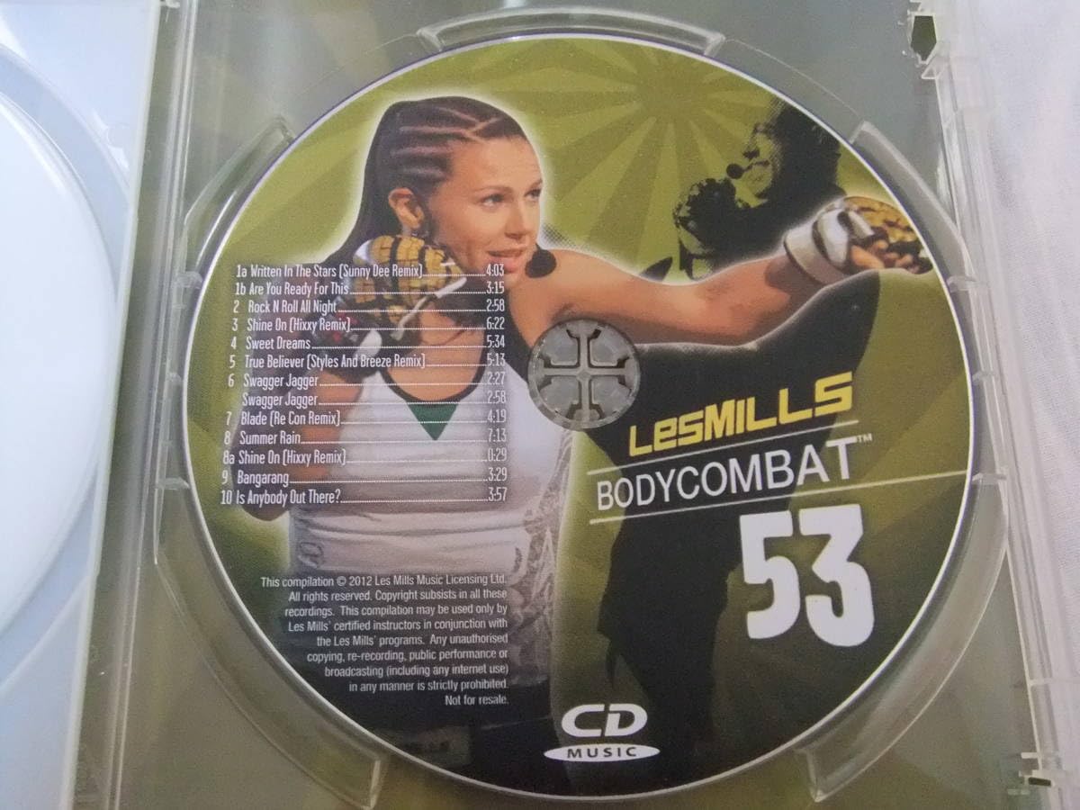 Amazon.co.jp: 再生良好 【貴重】 レスミルズ ボディコンバット 53 DVD