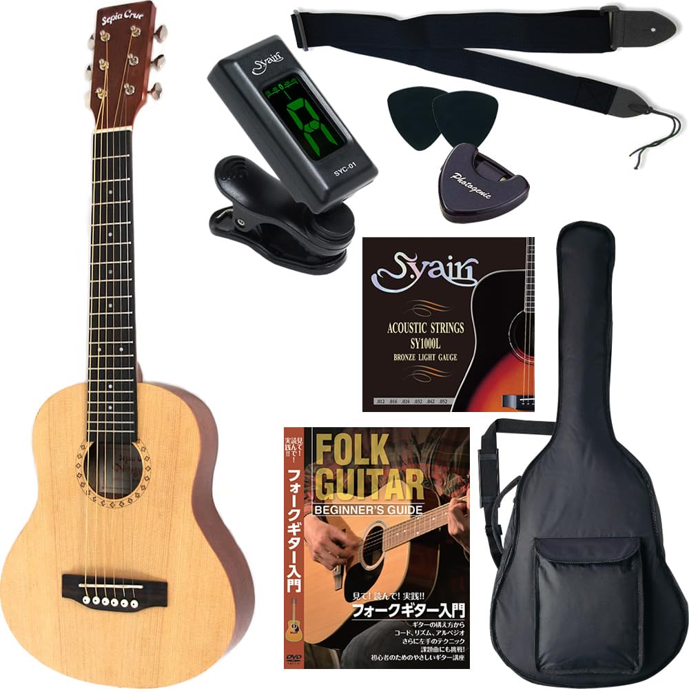Amazon | Sepia Crue セピアクルー ミニアコースティックギター W-60