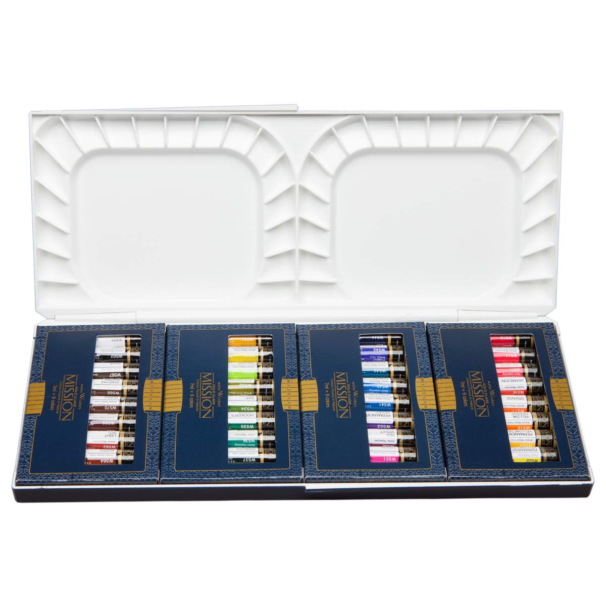 Amazon.co.jp: ミッションゴールドクラス 水彩絵具 7ml×36色&小型