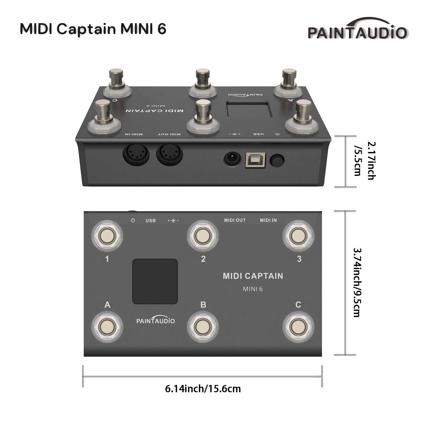 Amazon.com: Paint Audio MIDI Captain MINI 6 Foot Controller Multi