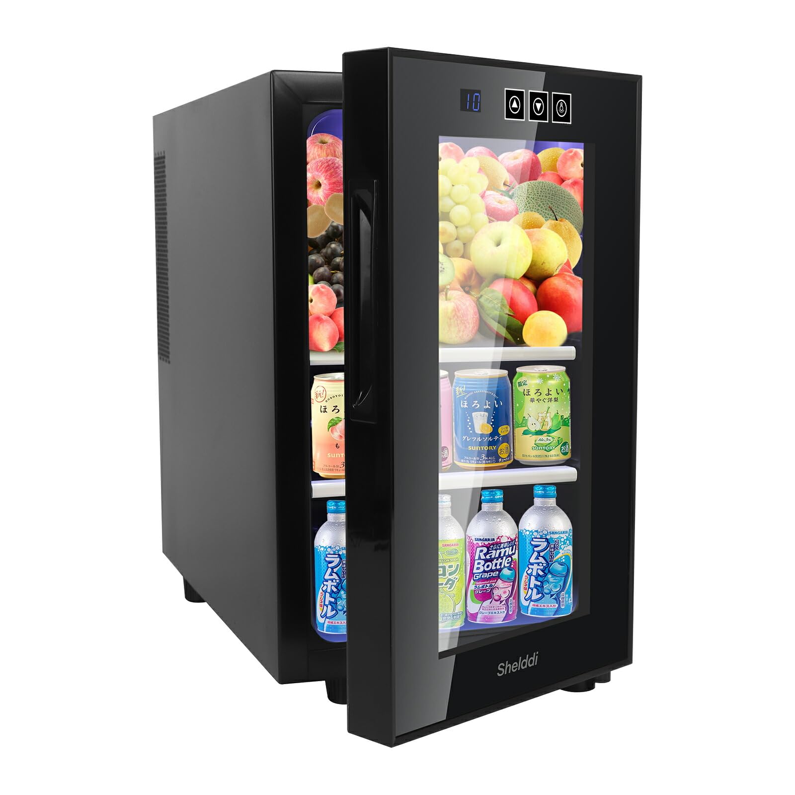 Amazon.co.jp: Shelddi SHR023A Small Fridge, Mini, 6.1 gal (23 L