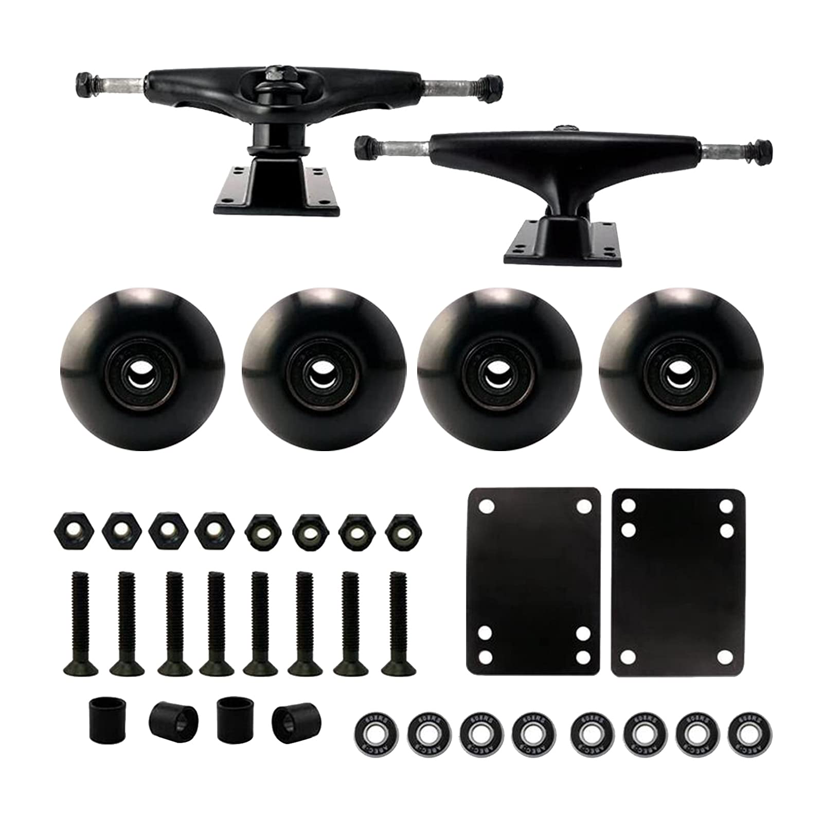 Amazon | Baosity スケートボードパーツ トラック ウィール ベアリング