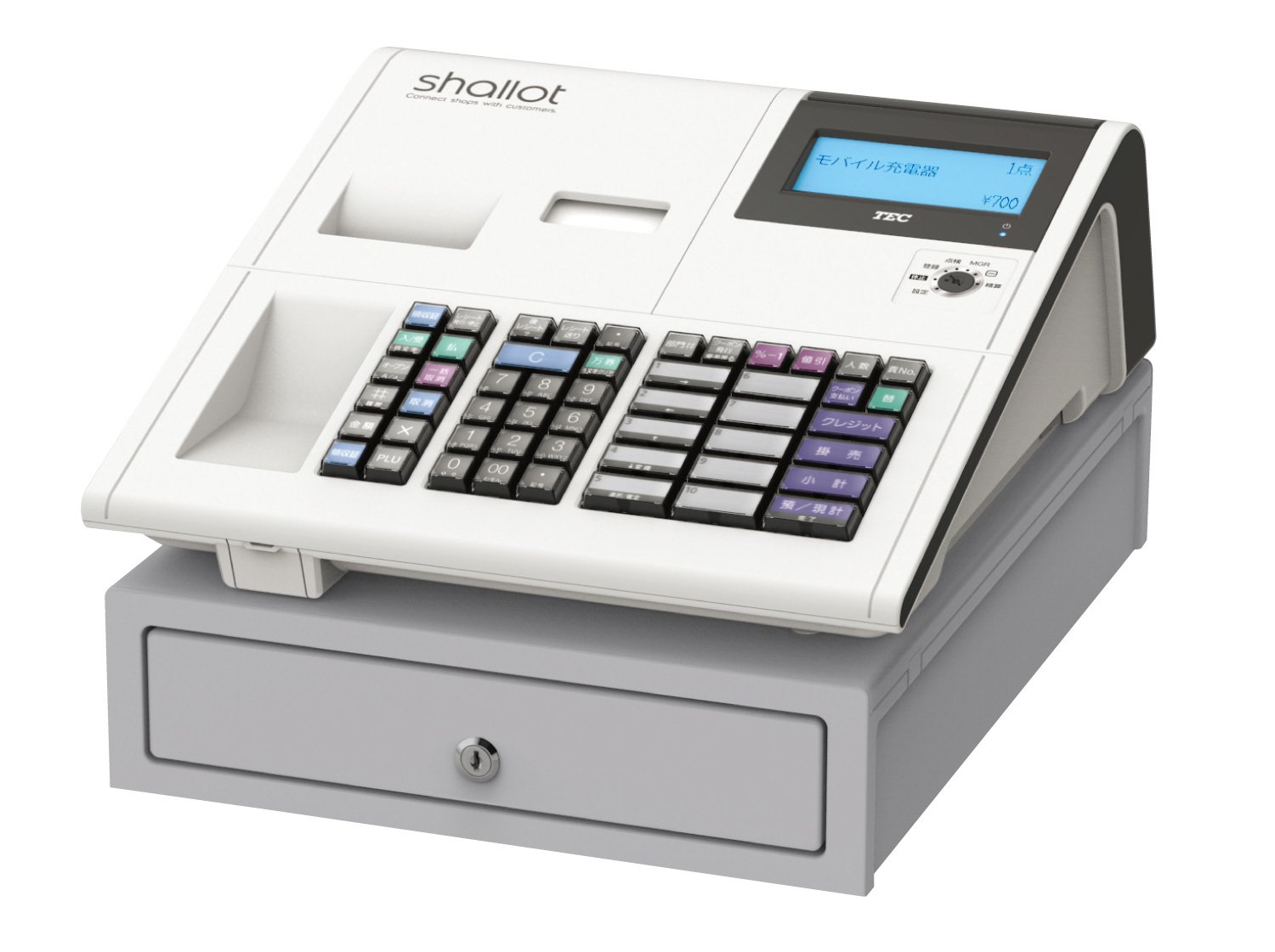 Amazon | 東芝テック 電子レジスター 10部門 MA-700-R 白 | レジスター