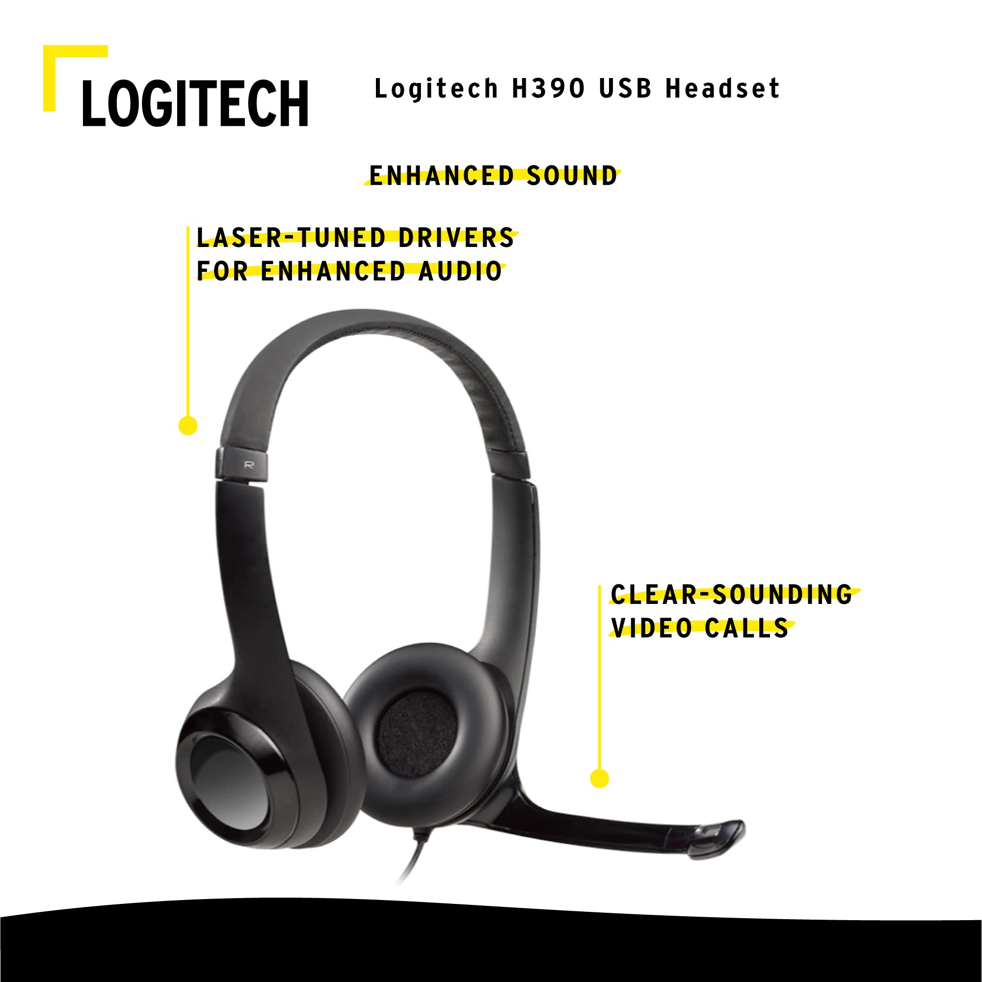 Amazon.co.jp: Logitech C920S Pro HD ウェブカメラ H390 USBヘッド