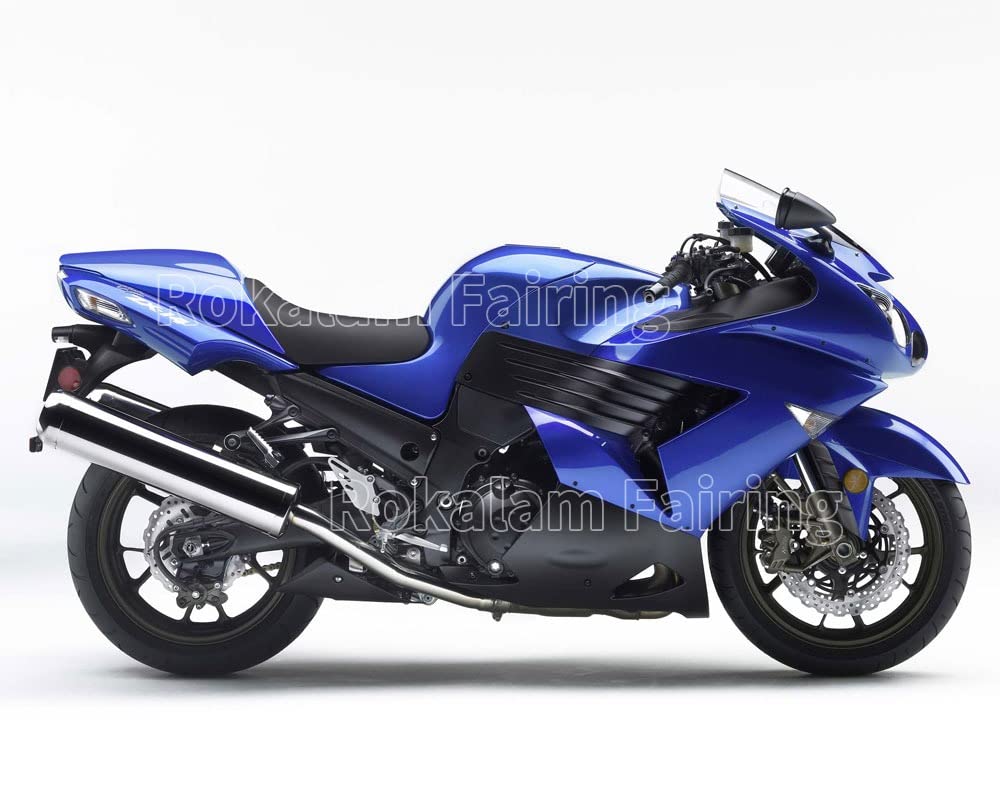 Amazon | ZX-14R 2006-2011 青 黒 カウリングキット ZX14R ZZR1400 ZX