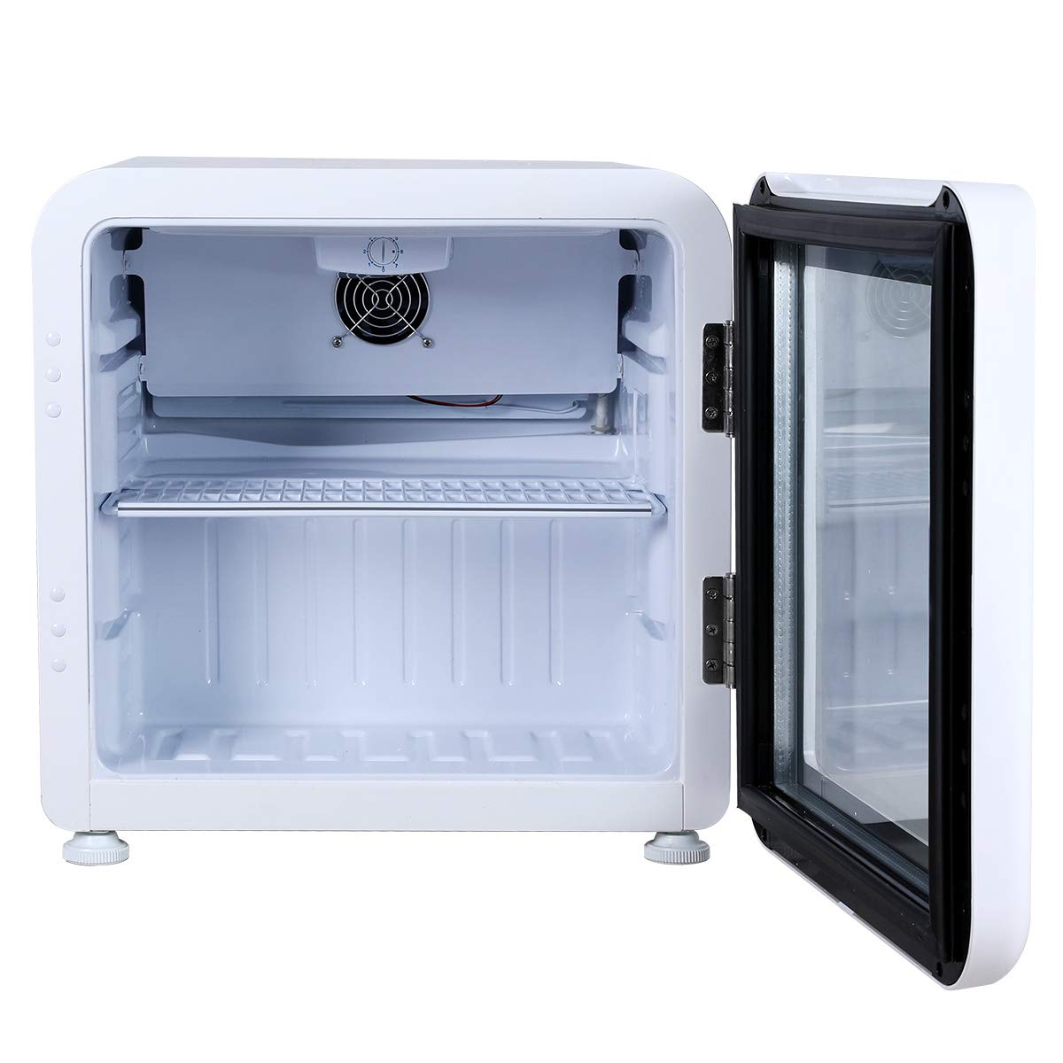 Amazon | Hijiru レトロ冷蔵ショーケース46L/ホワイト【HJR-RK50WT