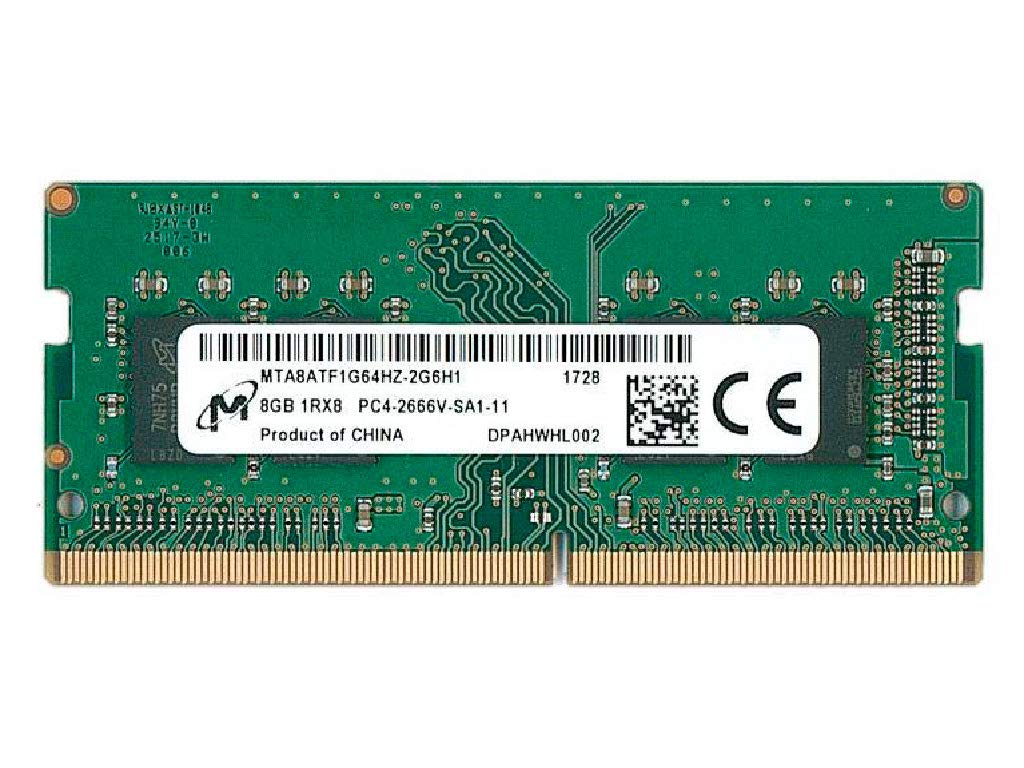 MICRON 8GB SO-DIMM 1Rx8 DDR4 PC4-21300 2666MHz Memory Module