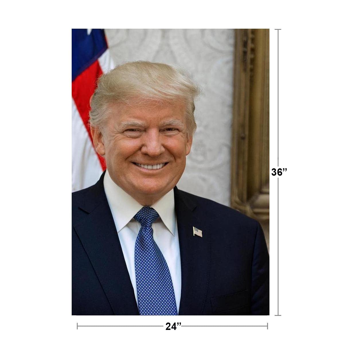 Amazon.com: Trump Poster 45th 47th President Donald Trump Official
