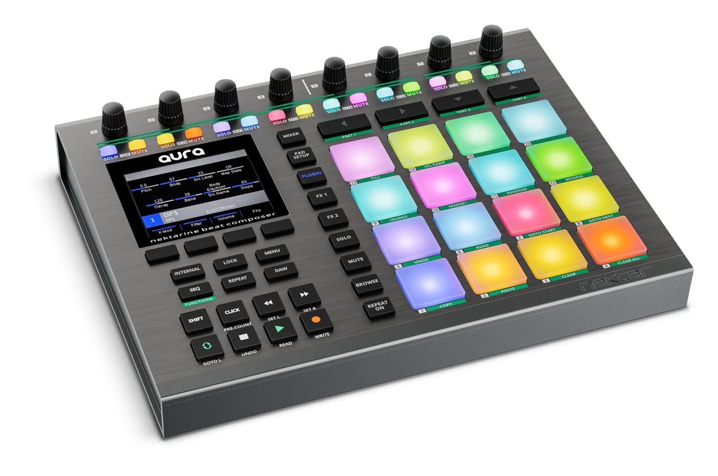 Amazon | Nektar Aura Beat Composer | MIDIコントローラー | 楽器