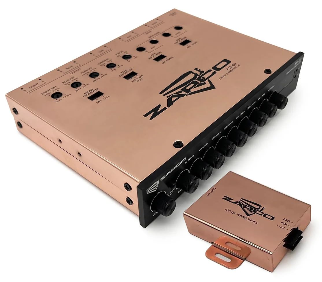 Amazon.com: Zapco ASP-Q2 7-Band Parameter EQ/Crossovers : Electronics