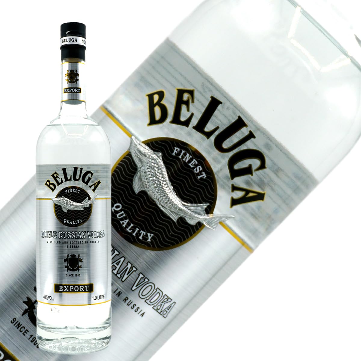 Amazon.co.jp: ベルーガ ノーブル [ ウォッカ 40度 1000ml ] : 食品